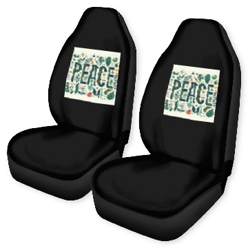 Discover Peaceful Botanical  Car Seat Covers