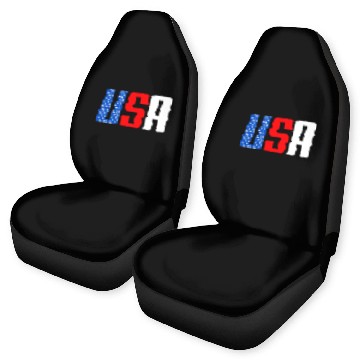 Discover Stars and Stripes USA Flag Design Car Seat Covers