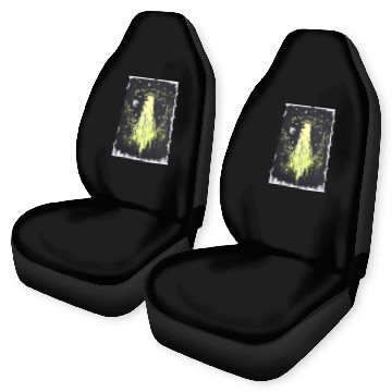 Discover UFO in the Midnight Pines Car Seat Covers