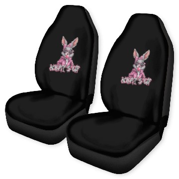 Discover Cool Bunny What's Up Street Style Vibe Car Seat Covers