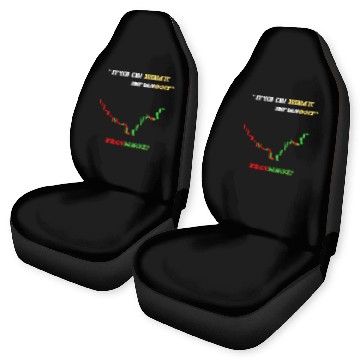 Discover Inspirational Stock Market Growth Quote Car Seat Covers