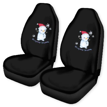 Discover First Christmas Snowman  Car Seat Covers