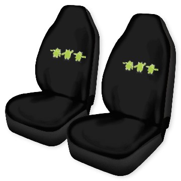 Discover Android Skate Lime Car Seat Covers