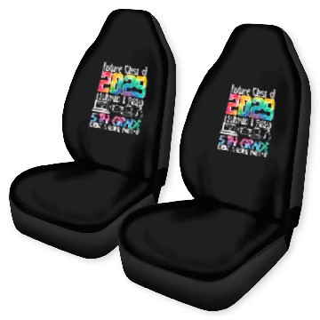 Discover Colourful Class Of 2029 Fifth Grade Graduate Stude Car Seat Covers