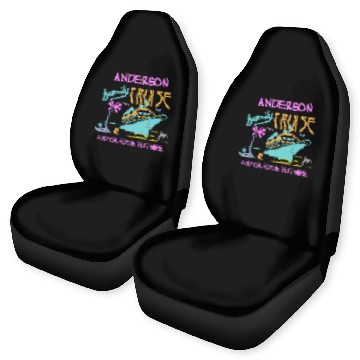 Discover Family Cruise Vacation Ship Custom Name + Text V3 Car Seat Covers