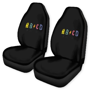 Discover ABCD Rock The Test Funny Metal Teacher Student Tes Car Seat Covers