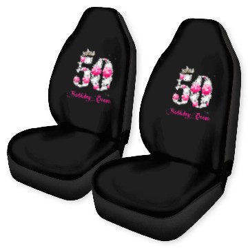 Discover 50 Year Old Its My 50Th Birthday Queen Diamond Hee Car Seat Covers