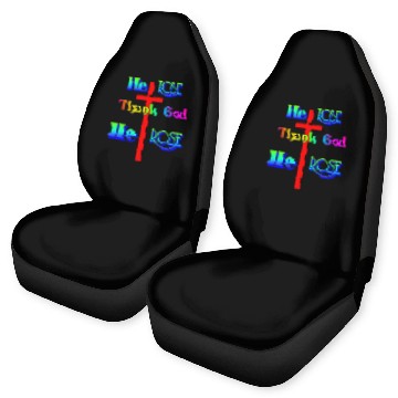 Discover Plus Size Women Thank God He Rose Graphic T Car Seat Covers