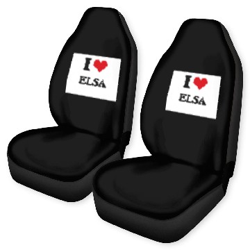 Discover I Love Elsa Car Seat Covers