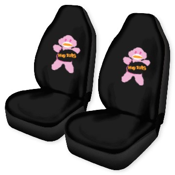 Discover Sock Monkey  Pink Personalize Car Seat Covers