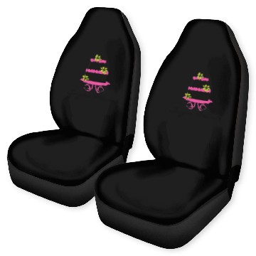 Discover Sugar Mama T 3/4 sleeve cake artist Car Seat Covers