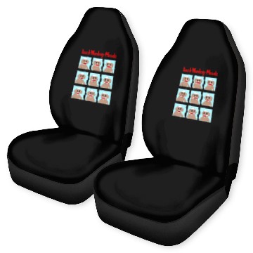 Discover Sock Monkey Moods Car Seat Covers