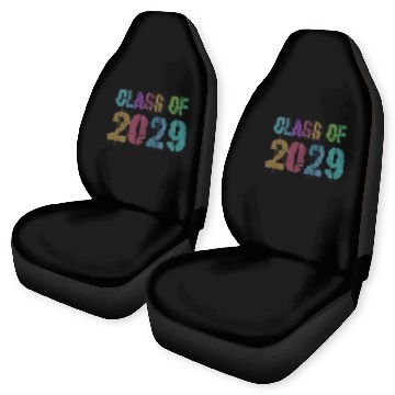 Discover Vintage Future CLASS Of 2029 Graduation Goodbye 5T Car Seat Covers