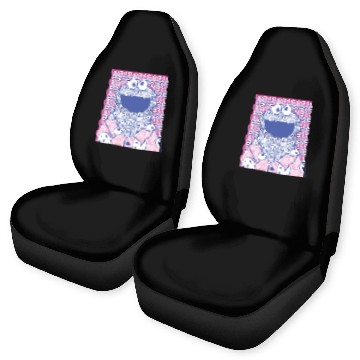 Discover Cookie Monster | Button Down Cookie Car Seat Covers