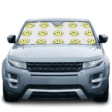Discover Cartoon Middle Finger Car Sun Shades Smiley Face Middle Finger Design!