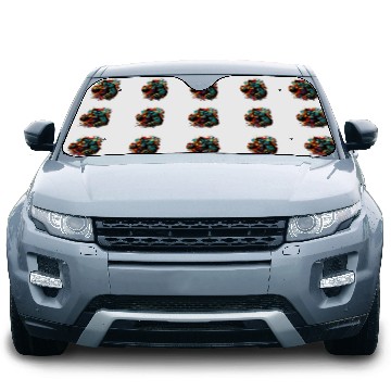 Discover Boxer Pet Gorilla Boxer Splash Graffiti Graphic Zip Car Sun Shades