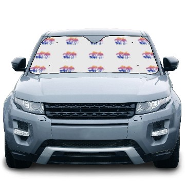 Discover Pyrenees Pet Ombre Beach Sunrise Car Sun Shades