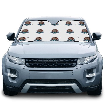 Discover Fitness Walrus doing Deadlift Workout Training Gym Car Sun Shades