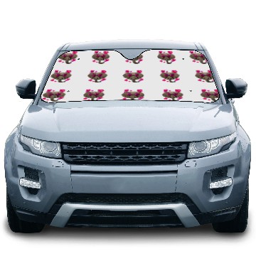 Discover Elephant Pet Valentines Elephan African Animal Face Elephant Lover Car Sun Shades