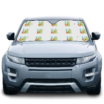 Discover Librarian Job Love pineapples 2Summer Librarian Car Sun Shades