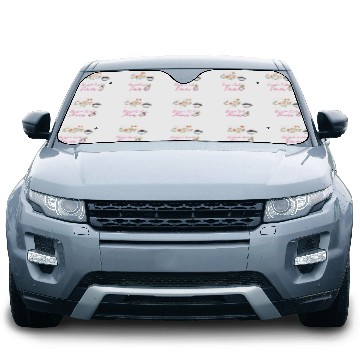 Discover Coffee Fun Half Coffee Half Dragon Fruit Lover Car Sun Shades