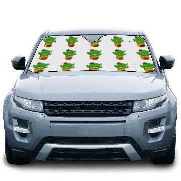 Discover Prickly Pear Cactus In Sunflower Pot Car Sun Shades