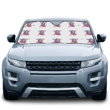 Discover Kawaii Axolotls Bubble Boba Tea Astronaut In Space Car Sun Shades