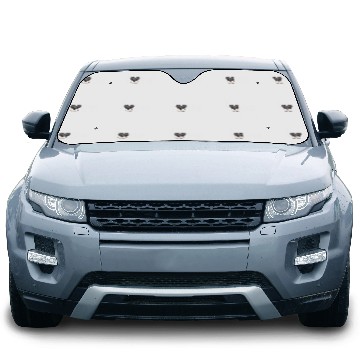 Discover SCHNAUZER DOG LOVE for valentines day Car Sun Shades