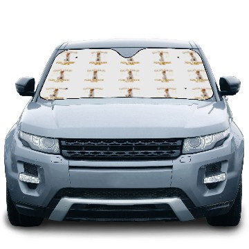 Discover This Isnt Dog Hair Its Fox Terrier Glitter Car Sun Shades