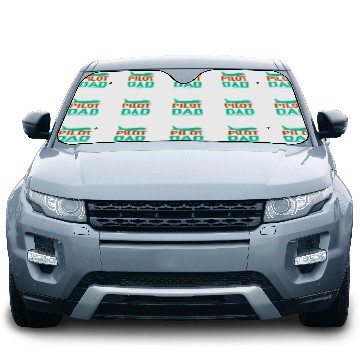 Discover Airlines Pilot Dad in Online Car Sun Shades