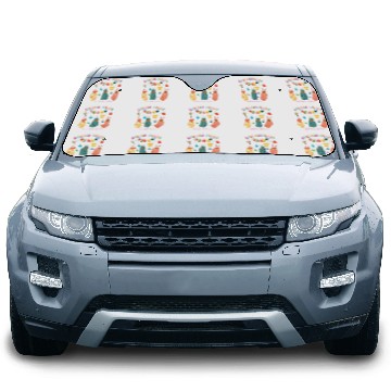 Discover Snuggle Bunny Delivery Crew Happy Easter Day LD nurses Car Sun Shades