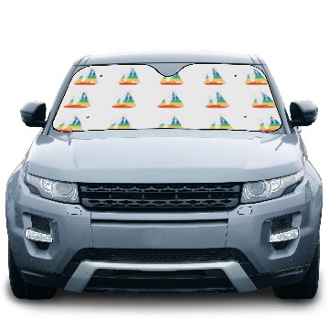 Discover Sun sailing Boat Gift for Sailers Car Sun Shades