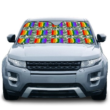 Discover Dallas Texas Gay Pride Rainbow Skyline Car Sun Shades