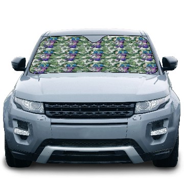 Discover Joker with cards Car Sun Shades