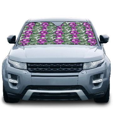 Discover Here Comes The War (in neon pink letters) Car Sun Shades