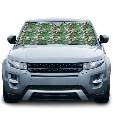 Discover School Crew T-Rex Dinosaur Back To School Boys Car Sun Shades