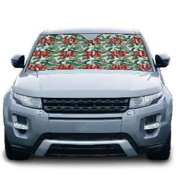 Discover Pi 3.14 Jersey Math Student Teacher Pi Day Art Pi Car Sun Shades