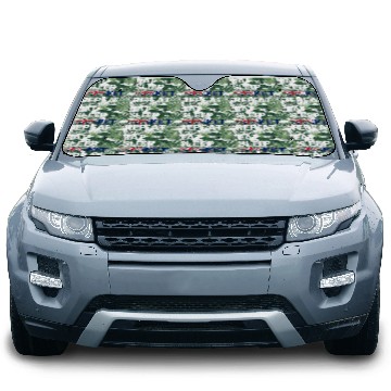 Discover Eat Sleep Cricket Repeat NZ Flag Sports Gift Car Sun Shades