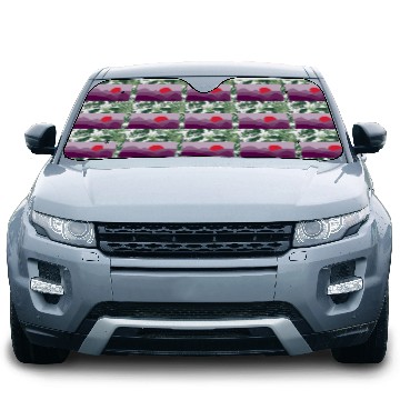 Discover Minimalist Sun Dark Orchid Purple Car Sun Shades