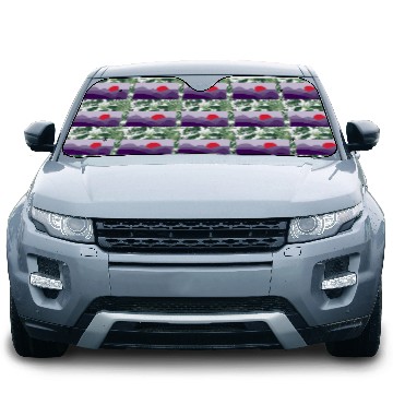 Discover Minimalist Sun Mauve Purple Car Sun Shades