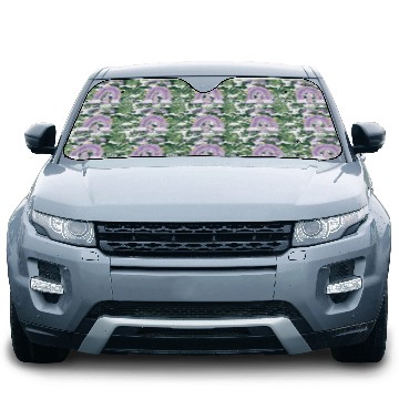 Discover Gnome One Fights Alone Lavender | Fight The Cancer Car Sun Shades