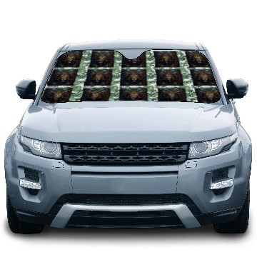 Discover Dark Fantasy Lion Version 1 Car Sun Shades