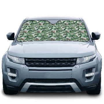Discover I RUN ON COFFEE AND CHRISTMAS CHEER Car Sun Shades