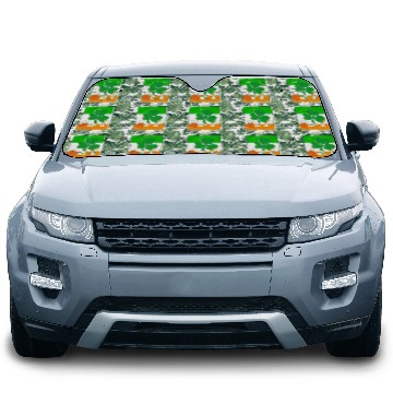 Discover Basketball Player St. Patrick's Day Irish Pride Car Sun Shades