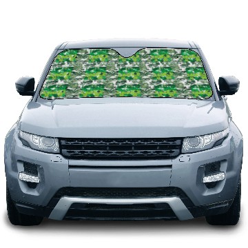 Discover Groovy Retro NICU Nurse St Patrick's Day Car Sun Shades