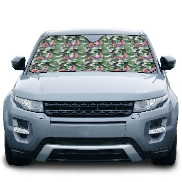 Discover Lucky Floral Horseshoe Car Sun Shades