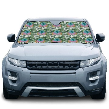Discover Be Kind To The Earth Rainbow Natural Environment Car Sun Shades