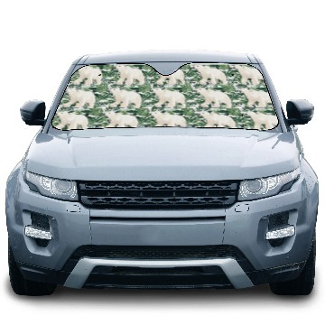 Discover Polar Bear Arctic Animal Realistic Car Sun Shades