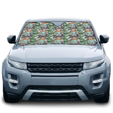 Discover A Robot Grin And A Rainbow Car Sun Shades
