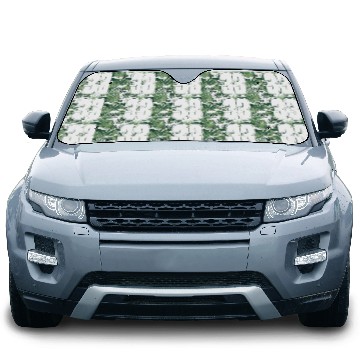 Discover Varsity Sports Team Jersey Car Sun Shades Number 33 White